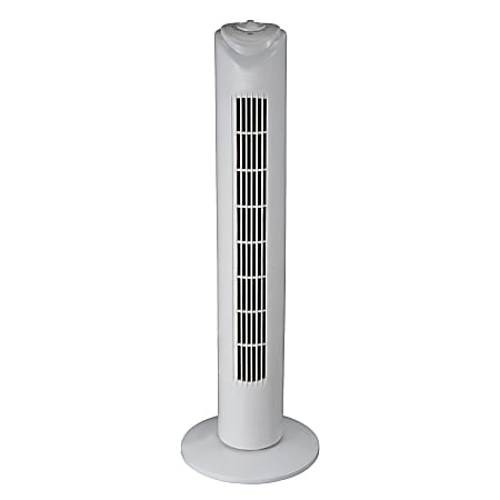 Optimus Adjustable Oscillating Tower Fan, 32" x 6"
