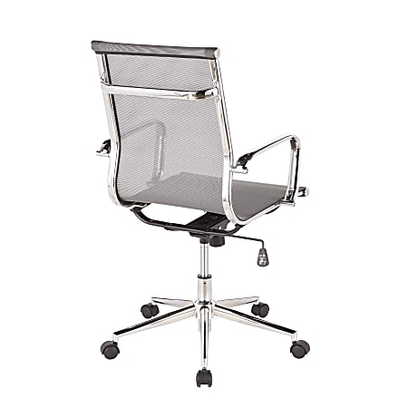 LumiSource Mirage Contemporary Office Chair ChromeSilver ODP
