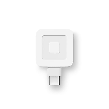 Square Reader For Magstripe With USB-C, Glossy White, A-SKU-0862
