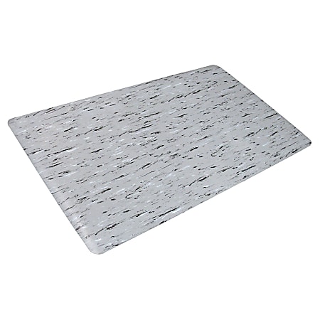 Office Depot Brand K Marble Foot Anti Fatigue Mat Flat Pattern 36 x 60 GrayBlackWhite Office Depot