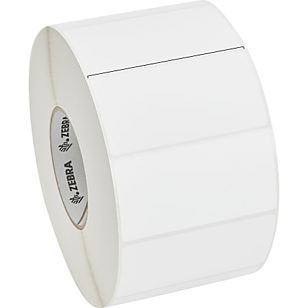 Zebra Label Paper, U83294, 4" x 2" Direct Thermal Zebra Z™Perform 1000D, 3" Core