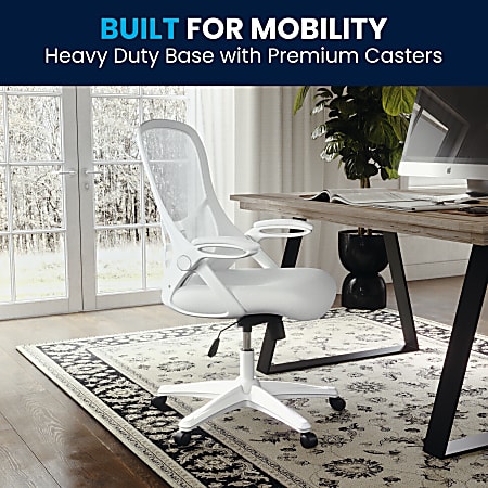 Flash Furniture Ergonomic Mesh High Back Office Chair White
