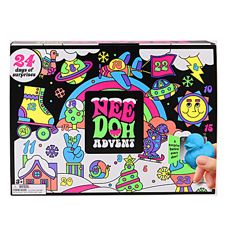 Schylling Inc. NeeDoh Squishmas 2026 Advent Calendar, Total Qty 1