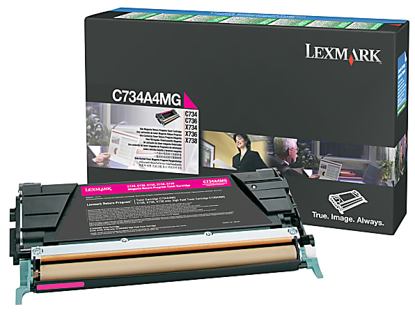 Lexmark™ C734A4MG Magenta Toner Cartridge