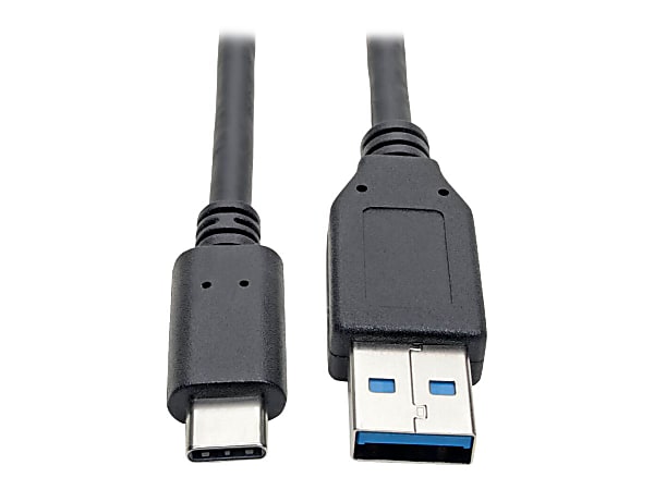 Tripp Lite USB C to USB-A Cable 5 Gbps USB 3.1 Gen 1 M/M USB Type C 6ft 6' - 1x Type C Male USB - 1x Type A Male USB - U428006