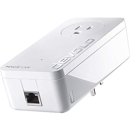 devolo Magic 2 LAN Powerline Network Adapter - 1 - 1 x Network (RJ-45) - 2000 Mbit/s Powerline - 1600 ft Distance Supported - Gigabit Ethernet - Yes
