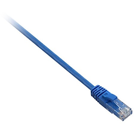 V7 Cat.6 Patch Cable - 9.84 ft Category 6 Network Cable for Network Device, VoIP Device - First End: 1 x RJ-45 Male Network - Second End: 1 x RJ-45 Male Network - 1 Gbit/s - Patch Cable - Gold Plated Contact - 24 AWG - Blue