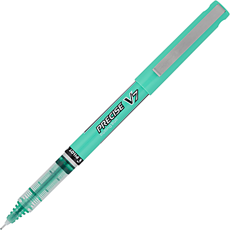 Pilot Precise V7 Harmony Rolling Ball Pen, Fine Point, 0.7 mm, Emerald, Single Pen