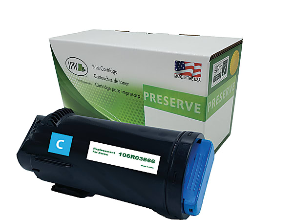 IPW Preserve Remanufactured Cyan Extra-High Yield Toner Cartridge Replacement For Xerox® 106R03866, 106R03866-R-O