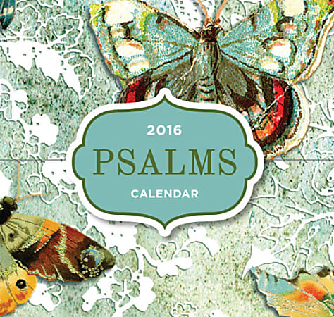 LANG 365 Daily Thoughts Boxed Calendar, 3 1/4" x 3", Psalms, January-December 2016
