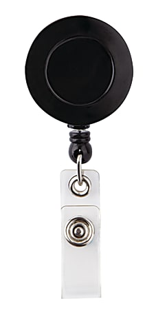 Custom Retractable Badge Reel with Pocket Clips