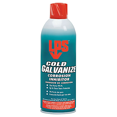 LPS Cold Galvanize Corrosion Inhibitor, 14 oz Aerosol Can