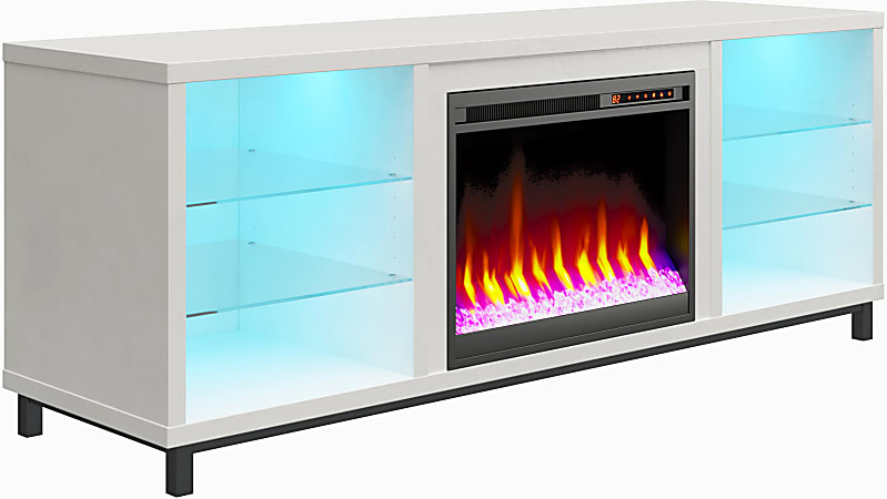 Lumina fireplace deals tv stand white