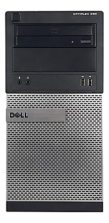 Dell™ GX 390 Tower Refurbished Desktop PC, Intel® Core™ i5, 4GB Memory, 250GB Hard Drive, Windows® 10 Home, D390TI54250WH