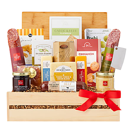 Hickory Farms - Grand Meat and Cheese Gift Crate - 17 items