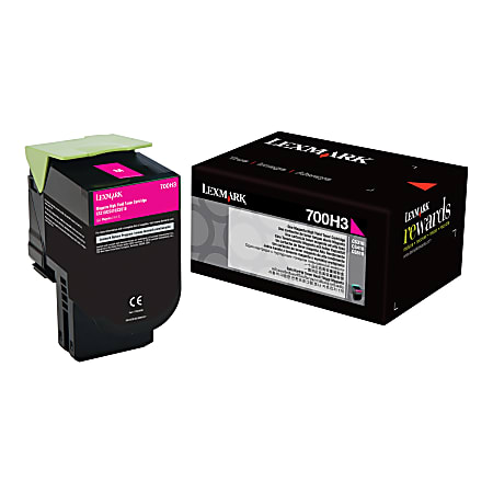 Lexmark™ 70C0H30 High-Yield Magenta Toner Cartridge