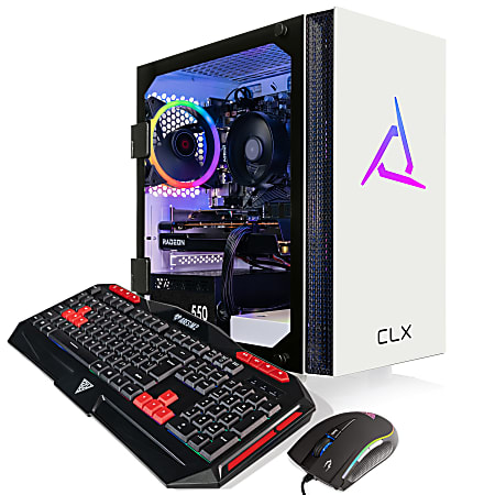 CLX SET Gaming Desktop PC AMD Ryzen 5 16GB Memory 1TB Solid State  