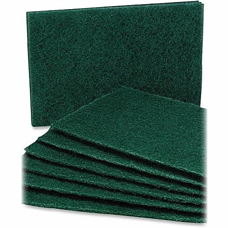SKILCRAFT Scouring Pads, Pack Of 10 (AbilityOne 7920-00-753-5242)