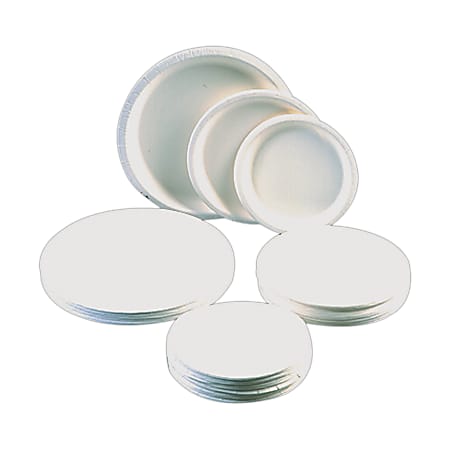 SKILCRAFT Paper Plates, 6", 1/2" Deep, Box Of 1,000 (AbilityOne 7350-00-899-3054)