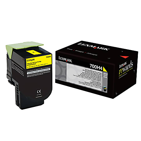 Lexmark™ 70C0H40 High-Yield Yellow Toner Cartridge