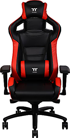 Thermaltake X Fit Series Gaming Chair BlackRed Office Depot