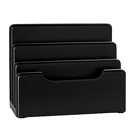 Rolodex® Wood Tones™ Mini Sorter, Black