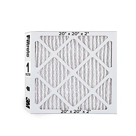 Filtrete™ 20 x 20 x 2 Air Filter, Merv 8, Premium Allergen, 3 Month Pleated 2 Inch Electrostatic Air Filters, 12 HVAC Filter