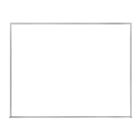 Ghent M2 Non-Magnetic Dry-Erase Whiteboard, 36" x 46 1/2", Satin Aluminum Frame