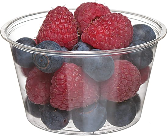 Eco-Products Round Deli & Portion Cups, 3 Oz, Clear, Pack Of 2,000 Cups
