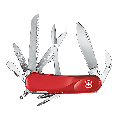 Swiss Army Evolution 18 Knife, Red