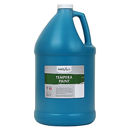 Handy Art Premium Tempera Paint Gallon - 1 gal - 1 Each - Turquoise