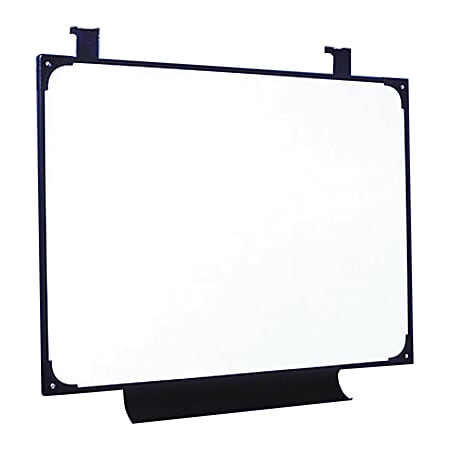 SKILCRAFT® Melamine Dry-Erase Marker Whiteboard, 29" x 38 1/2", Plastic Frame With Black Finish (AbilityOne 7520 01 454 5704)
