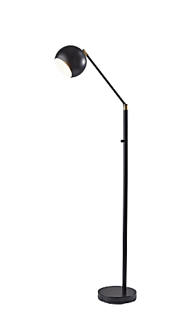 Adesso® Ashbury Floor Lamp, 62-1/2"H, Black