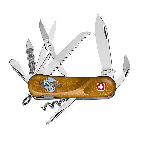 Swiss Army Mike Horn Evo 17 Knife, Brown