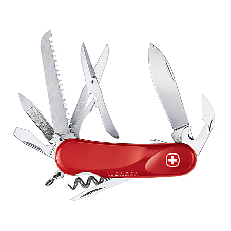 Swiss Army Evolution S17 Knife, Red