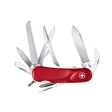 Swiss Army Evolution S18 Knife, Red