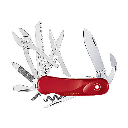 Swiss Army Evolution S52 Knife, Red