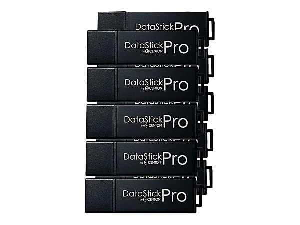 Centon MP USB 3.0 Flash Drives, 16GB, Black, Pack Of 10 Drives