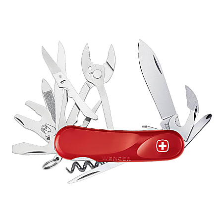 Swiss Army Evolution S557 Knife, Red