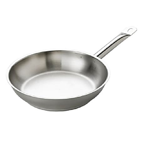 Hoffman Browne Steel Non-Stick Frying Pans, 11" x 2", Silver, Pack Of 6 Pans