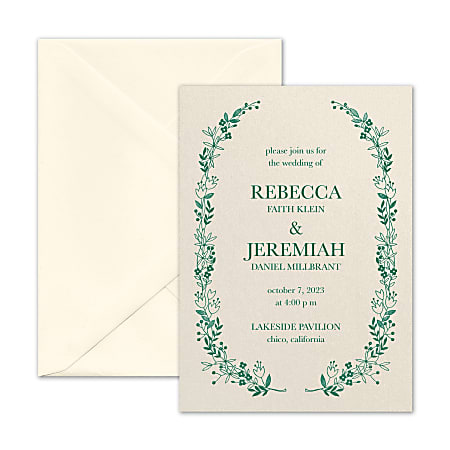 Custom Premium Wedding &amp; Event Invitations With Envelopes,