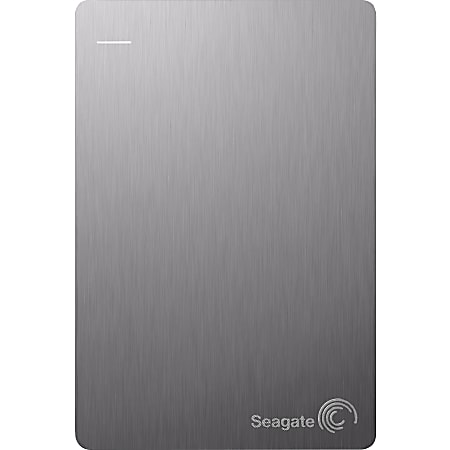 Seagate Backup Plus Portable STDR2000101 2 TB Portable Hard Drive - External - Silver - USB 3.0 - 2 Year Warranty