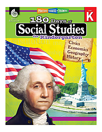 Shell Education 180 Days Of Social Studies, Kindergarten