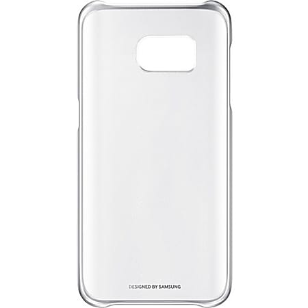 Samsung Galaxy S7 Protective Cover, Clear Silver - For Smartphone - Clear, Silver - Bump Resistant, Scratch Resistant - Polycarbonate