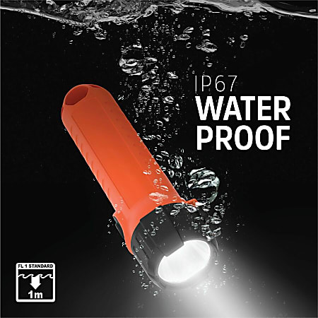 Energizer Intrinsically Safe Emergency Light - LED - 2 x D - Battery - Drop Resistant, Water Proof - Orange Energizer Intrinsically Safe Emergency Light - LED - 2 x D - Battery - Drop Resistant, Water Proof - Orange