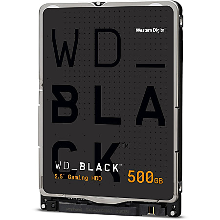 Western Digital® Black 500GB Internal Hard Drive For Laptops/Mobile, 32MB Cache, SATA/600, WD5000LPLX