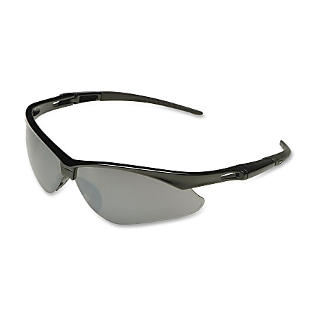 KleenGuard V30 Nemesis Safety Eyewear - Flexible, Lightweight, Comfortable, Scratch Resistant - Ultraviolet Protection - Polycarbonate Lens - Smoke, Black - 12 / Carton