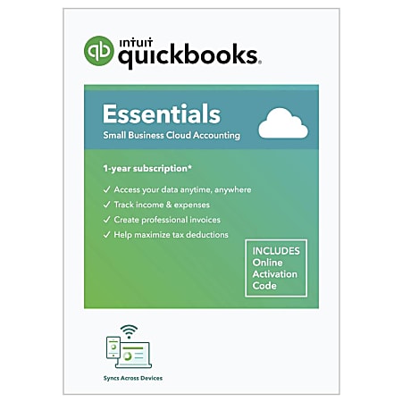 Quickbooks Online Essentials 2022, Online Code