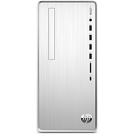 HP Pavilion TP01-2019 Refurbished Desktop PC, AMD Ryzen 5, 12GB Memory, 512GB Solid State Drive, Windows® 11 Home