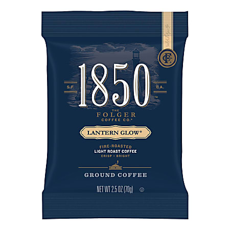 Folgers® 1850 Coffee Fraction Single-Serve Packs, Lantern Glow Blend, Carton Of 24